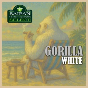 Gorilla White cannabis strain premium buds close-up